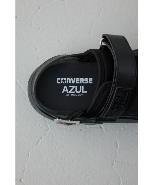 AZUL by moussy（アズールバイマウジー）の「【CONVERSE×AZUL】チューイースポーツサンダル 靴（サンダル・レディース・ブラック・25cm/24cm/23cm）」の14枚目の写真
