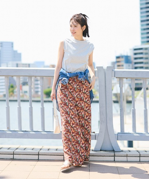 coca（coca）（コカ）の「シボ感ワイドパンツ（その他パンツ・レディース・ライトベージュ/B/A/ブルー/レッド/ブラック・L/M/S）」の22枚目の写真