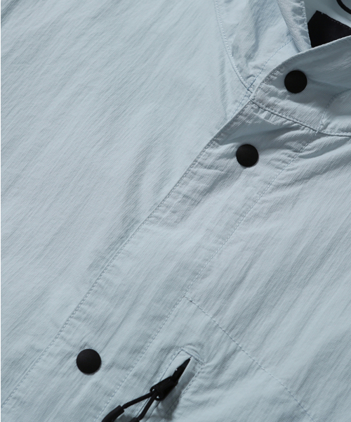 MOIF（モイフ）の「[SS26] BOYHOOD OVERSHIRT / SKY BLUE（ナイロンジャケット・メンズ・その他・1(S)/2(M)/3(L)）」の5枚目の写真