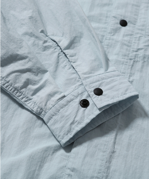 MOIF（モイフ）の「[SS26] BOYHOOD OVERSHIRT / SKY BLUE（ナイロンジャケット・メンズ・その他・1(S)/2(M)/3(L)）」の8枚目の写真