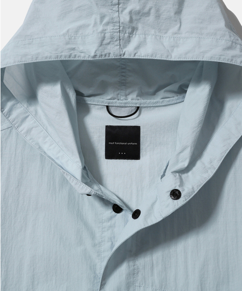 MOIF（モイフ）の「[SS26] BOYHOOD OVERSHIRT / SKY BLUE（ナイロンジャケット・メンズ・その他・1(S)/2(M)/3(L)）」の9枚目の写真