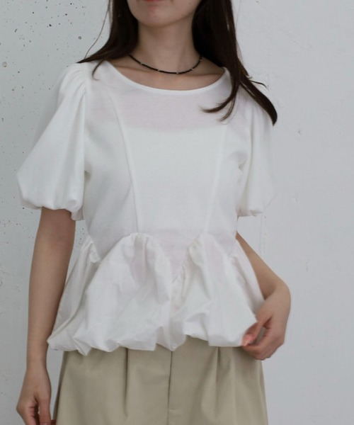 あさ♡人気♡完売品　bow.a ラウンドバルーンブラウス ánuans 2026 spring collection 】 ・ボリュームバルーンブラウス