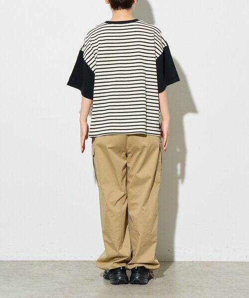 B-DAY STORE（ビーデイストア）の「【B-DAY STORE】ボーダーTシャツ（Tシャツ/カットソー・レディース・ブラック/ホワイト・0）」の17枚目の写真
