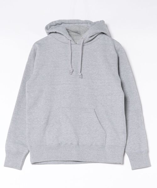 TONE SELECT WEAR（トーンセレクトウェア）の「TRUSS(トラス)　　12.4oz ヘビーウェイト プルオーバーパーカー メンズ 厚手 裏起毛 (HSP-136)（パーカー・メンズ・ネイビー/ブラック/ヘザーグレー・MEDIUM/SMALL/X-LARGE/LARGE）」の2枚目の写真