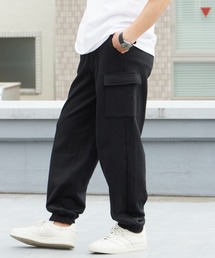 ALOHA BLUE（アロハブルー）の「ALOHA BLUE / アロハブルー ストレート スウェット カーゴパンツ 無地 秋 秋服 2026年秋冬（カーゴパンツ）」