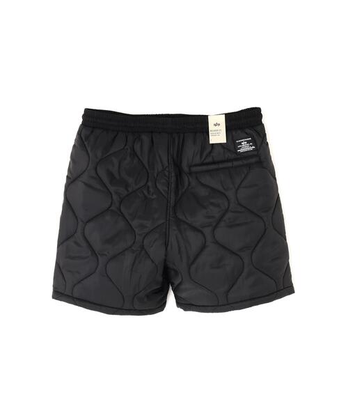 Alpha Industries(アルファインダストリーズ)の「Alpha Industries/アルファ インダストリーズ/RELAXED QUILTED SHORT/リラックス キルト ショーツ(その他パンツ・メンズ・オリーブ系/ブラック・XL/L/M)」の3枚目の写真