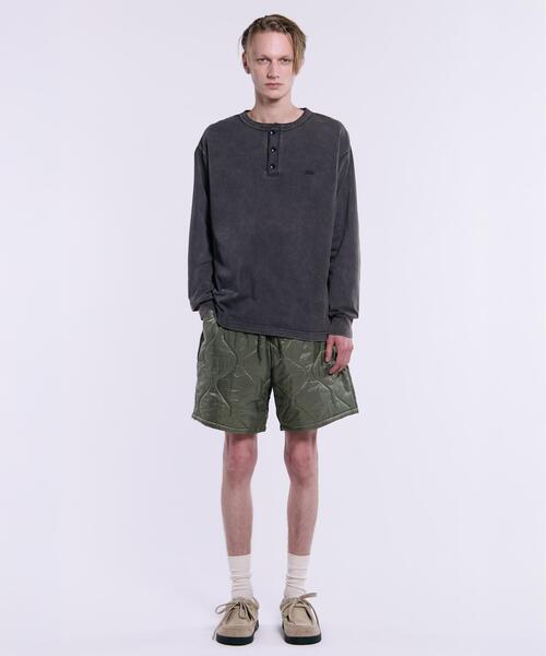 Alpha Industries(アルファインダストリーズ)の「Alpha Industries/アルファ インダストリーズ/RELAXED QUILTED SHORT/リラックス キルト ショーツ(その他パンツ・メンズ・オリーブ系/ブラック・XL/L/M)」の7枚目の写真