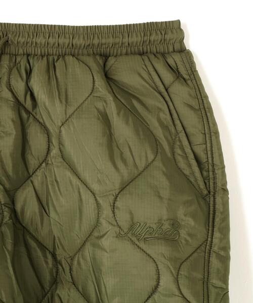 Alpha Industries(アルファインダストリーズ)の「Alpha Industries/アルファ インダストリーズ/RELAXED QUILTED SHORT/リラックス キルト ショーツ(その他パンツ・メンズ・オリーブ系/ブラック・XL/L/M)」の12枚目の写真