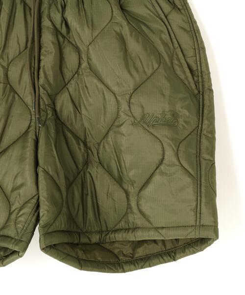Alpha Industries(アルファインダストリーズ)の「Alpha Industries/アルファ インダストリーズ/RELAXED QUILTED SHORT/リラックス キルト ショーツ(その他パンツ・メンズ・オリーブ系/ブラック・XL/L/M)」の13枚目の写真