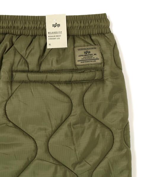 Alpha Industries(アルファインダストリーズ)の「Alpha Industries/アルファ インダストリーズ/RELAXED QUILTED SHORT/リラックス キルト ショーツ(その他パンツ・メンズ・オリーブ系/ブラック・XL/L/M)」の15枚目の写真