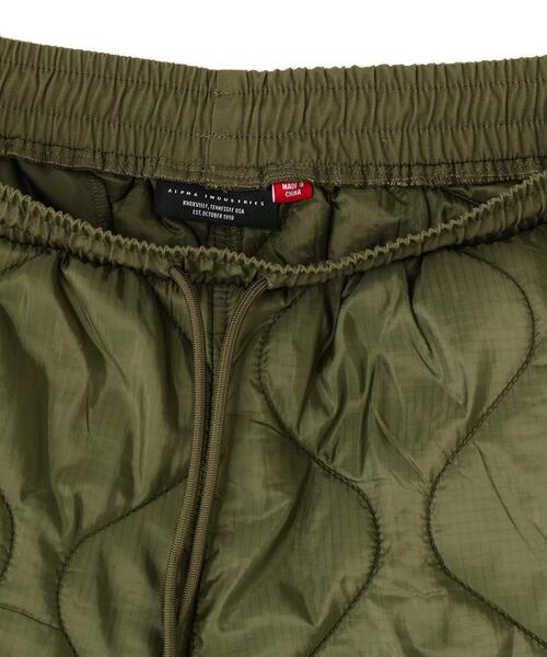 Alpha Industries(アルファインダストリーズ)の「Alpha Industries/アルファ インダストリーズ/RELAXED QUILTED SHORT/リラックス キルト ショーツ(その他パンツ・メンズ・オリーブ系/ブラック・XL/L/M)」の16枚目の写真