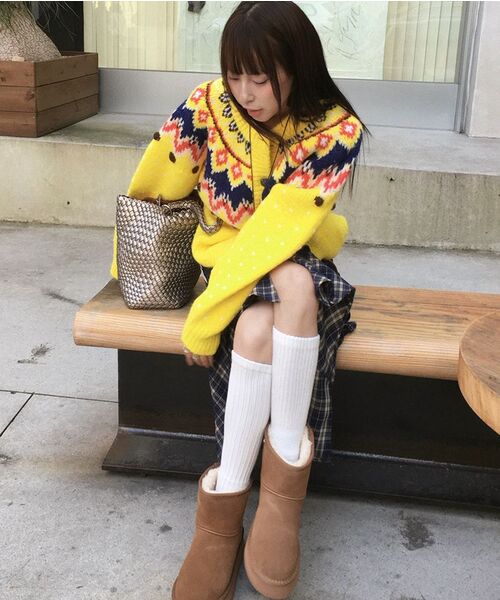 SPUR（シュプール）の「Odleen 牛革 防寒ファー ミドルブーツ 3.5cm -UA9089 (3カラー)（ブーツ・レディース・ダークブラウン/キャメル/ブラック・23cm/23.5cm/24cm/24.5cm/25cm）」の16枚目の写真