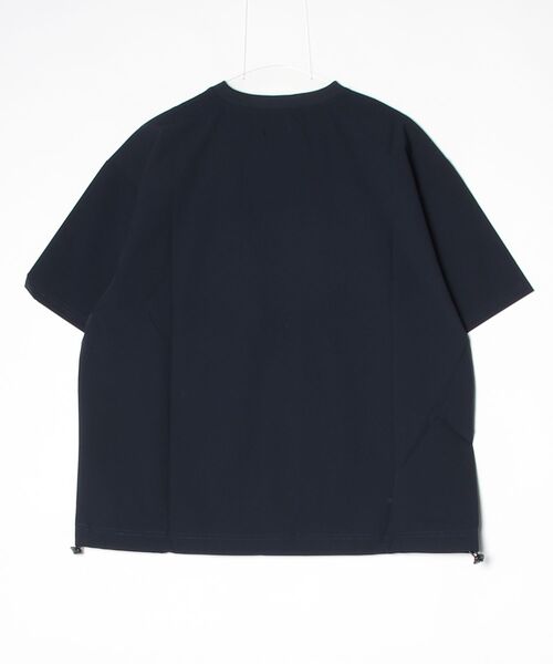 MMMM(エムエムエムエム)の「MMMM/ アイスファブリック/半袖TEE/ドローコード(Tシャツ/カットソー・メンズ・ネイビー/カーキ/グレイッシュベージュ/ブラック/ホワイト・LARGE/X-LARGE/MEDIUM)」の16枚目の写真