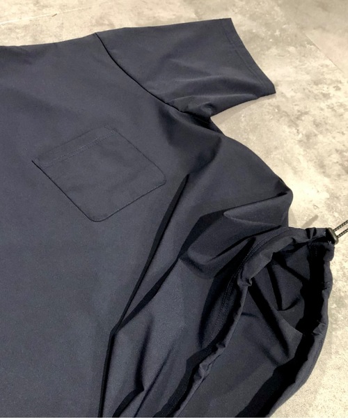 MMMM(エムエムエムエム)の「MMMM/ アイスファブリック/半袖TEE/ドローコード(Tシャツ/カットソー・メンズ・ネイビー/カーキ/グレイッシュベージュ/ブラック/ホワイト・LARGE/X-LARGE/MEDIUM)」の11枚目の写真