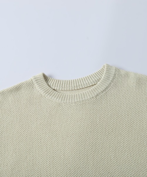 AMELY(エミリー)の「チュールフリル ドッキング ニットトップス/体系カバー/快適素材(ニット/セーター・レディース・ピンク/ベージュ/ブラック・フリー)」の21枚目の写真