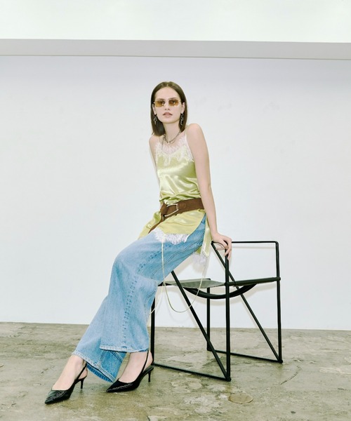 JOSE MOON（ジョゼムーン）の「UP SIDE DOWN LACE CAMISOLE/アップ