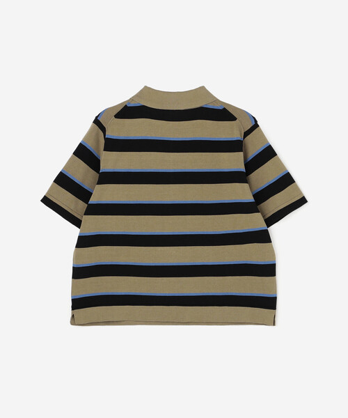 RYE TENDER（ライテンダー）の「RYE TENDER | コットン 半袖ポロシャツ WOMEN（ポロシャツ・レディース・ブルー系その他5/ブルー系その他/カーキ系1・0）」の12枚目の写真