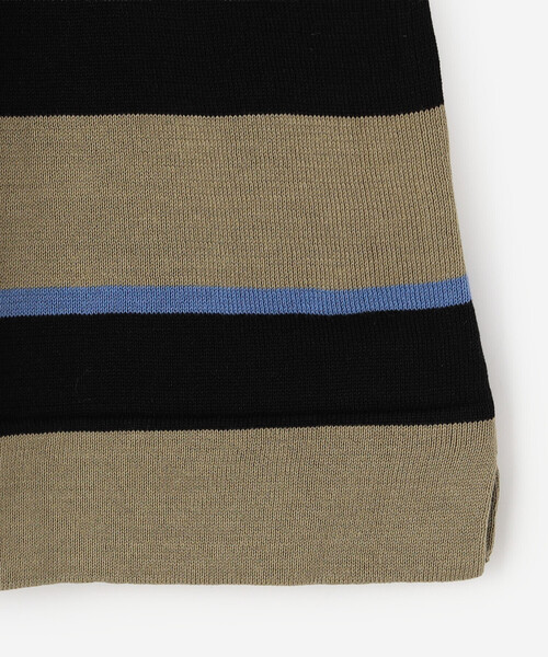RYE TENDER（ライテンダー）の「RYE TENDER | コットン 半袖ポロシャツ WOMEN（ポロシャツ・レディース・ブルー系その他5/ブルー系その他/カーキ系1・0）」の9枚目の写真