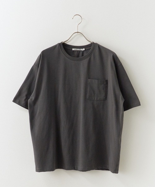 ROOPTOKYO（ループトウキョウ）の「ドライコットンポケットTシャツ 吸水速乾 2026年春夏（Tシャツ/カットソー・メンズ・ホワイト/ブラック/チャコールグレー・M/L/LL）」の19枚目の写真