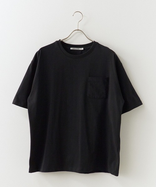 ROOPTOKYO（ループトウキョウ）の「ドライコットンポケットTシャツ 吸水速乾 2026年春夏（Tシャツ/カットソー・メンズ・ホワイト/ブラック/チャコールグレー・M/L/LL）」の11枚目の写真