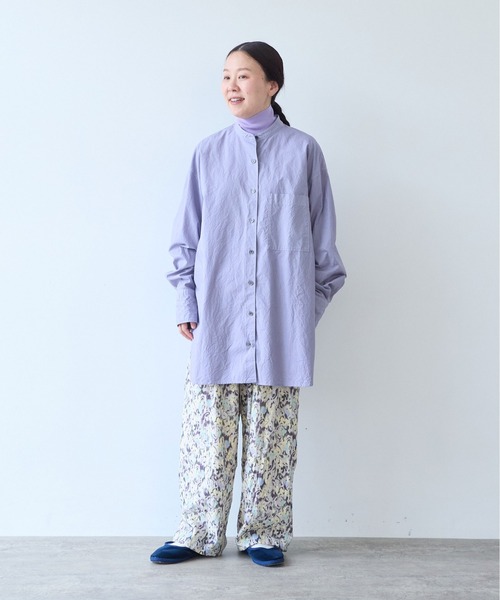 yuni(ユニ )の「●painting flower print drawstrings pants(その他パンツ・レディース・イエロー/ベージュ・FREE)」の5枚目の写真