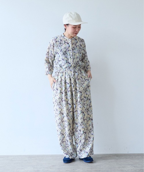 yuni(ユニ )の「●painting flower print drawstrings pants(その他パンツ・レディース・イエロー/ベージュ・FREE)」の3枚目の写真