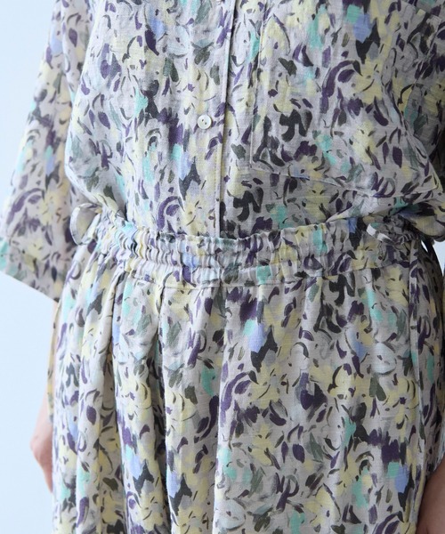 yuni(ユニ )の「●painting flower print drawstrings pants(その他パンツ・レディース・イエロー/ベージュ・FREE)」の14枚目の写真