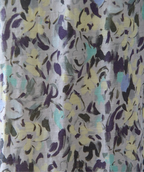 yuni(ユニ )の「●painting flower print drawstrings pants(その他パンツ・レディース・イエロー/ベージュ・FREE)」の18枚目の写真