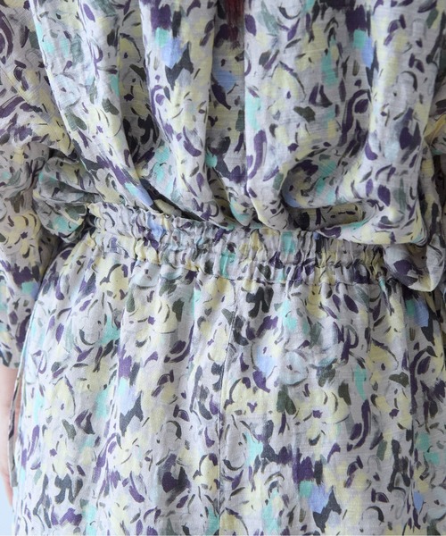 yuni(ユニ )の「●painting flower print drawstrings pants(その他パンツ・レディース・イエロー/ベージュ・FREE)」の16枚目の写真
