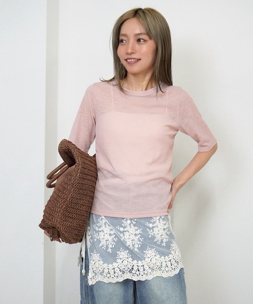 gossara(ゴサラ)の「【巻くだけで今っぽく決まる】レースラップ巻きスカート2(ストール/ショール・レディース・アイボリー・FREE)」の3枚目の写真