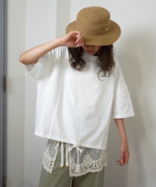 gossara(ゴサラ)の「【巻くだけで今っぽく決まる】レースラップ巻きスカート2(ストール/ショール・レディース・アイボリー・FREE)」の10枚目の写真