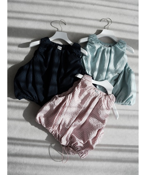 Katrin TOKYO(カトリーントーキョー)の「drawstring check tops(キャミソール・レディース・ブルー/ネイビー/ピンク・XS/FREE)」の8枚目の写真