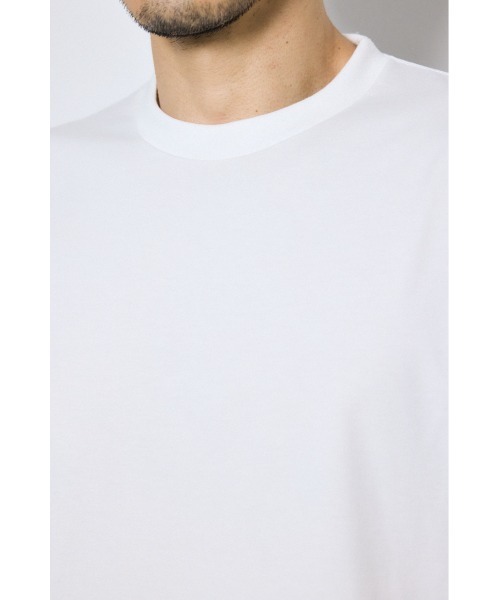 AZUL by moussy（アズールバイマウジー）の「立体シルエットトップス（Tシャツ/カットソー・メンズ・ブラック/グレー/オフホワイト・SMALL/LARGE/MEDIUM）」の10枚目の写真
