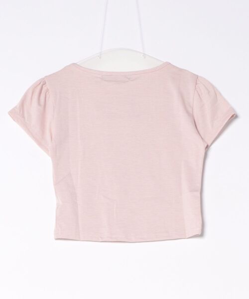 UP START(アップスタート)の「【LAMPOON】ボーダーミニTシャツ(Tシャツ/カットソー・レディース・ブラック/ピンク・MEDIUM/LARGE/SMALL)」の16枚目の写真