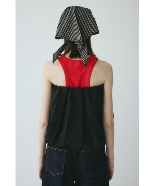 HeRIN.CYE（ヘリンドットサイ）の「Many way balloon  bustier（チューブトップ・レディース・ブラック/ブラウン・FREE）」の7枚目の写真