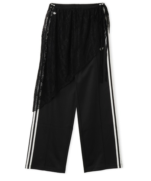 adidas(アディダス)の「adidas 2IN1 FIREBIRD LOOSE TRACK TROUSERS WITH LACE SKIRT / アディダス レーススカート付き 2イン1 ファイヤーバード ルーズ トラックパンツ(その他パンツ・レディース・ブラック・S/M/L)」の2枚目の写真
