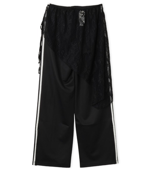 adidas(アディダス)の「adidas 2IN1 FIREBIRD LOOSE TRACK TROUSERS WITH LACE SKIRT / アディダス レーススカート付き 2イン1 ファイヤーバード ルーズ トラックパンツ(その他パンツ・レディース・ブラック・S/M/L)」の8枚目の写真