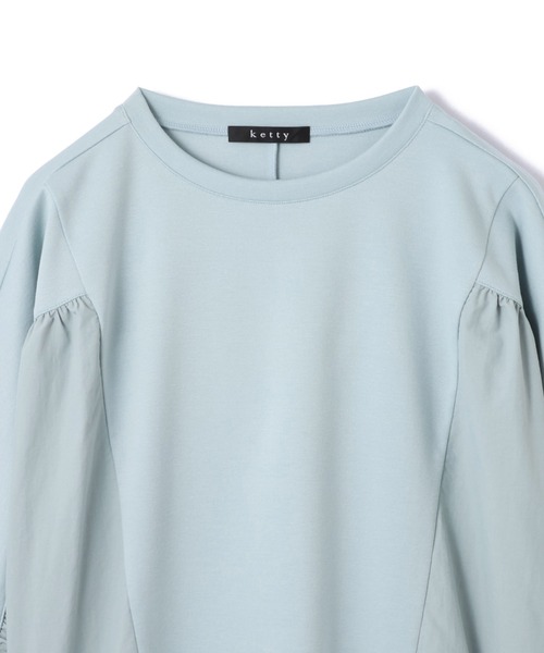 ketty(ケティ)の「【ふんわり、きちんと。】ドルマンギャザープルオーバー(Tシャツ/カットソー・レディース・オフホワイト・M)」の4枚目の写真
