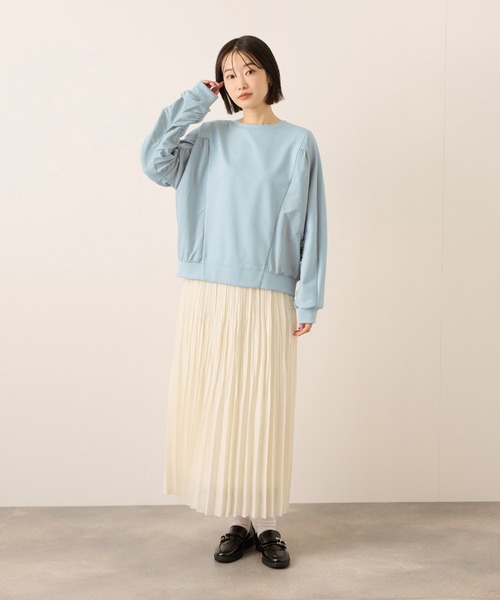 ketty(ケティ)の「【ふんわり、きちんと。】ドルマンギャザープルオーバー(Tシャツ/カットソー・レディース・オフホワイト・M)」の13枚目の写真