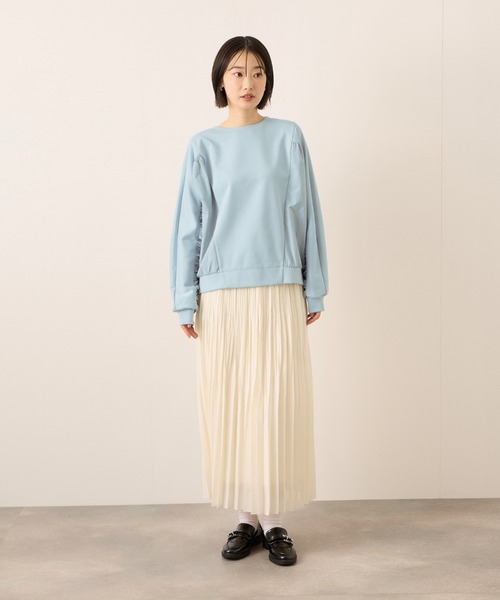 ketty(ケティ)の「【ふんわり、きちんと。】ドルマンギャザープルオーバー(Tシャツ/カットソー・レディース・オフホワイト・M)」の14枚目の写真