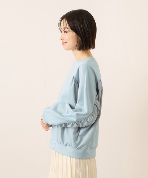ketty(ケティ)の「【ふんわり、きちんと。】ドルマンギャザープルオーバー(Tシャツ/カットソー・レディース・オフホワイト・M)」の9枚目の写真
