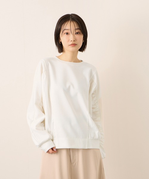 ketty(ケティ)の「【ふんわり、きちんと。】ドルマンギャザープルオーバー(Tシャツ/カットソー・レディース・オフホワイト・M)」の16枚目の写真