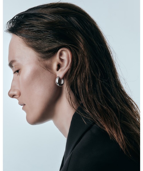 quip queint(クイップクエイント)の「【quip queint】alcove pierce/アルコーブ ピアス シルバー(ピアス(両耳用)・レディース・シルバー・FREE)」の2枚目の写真