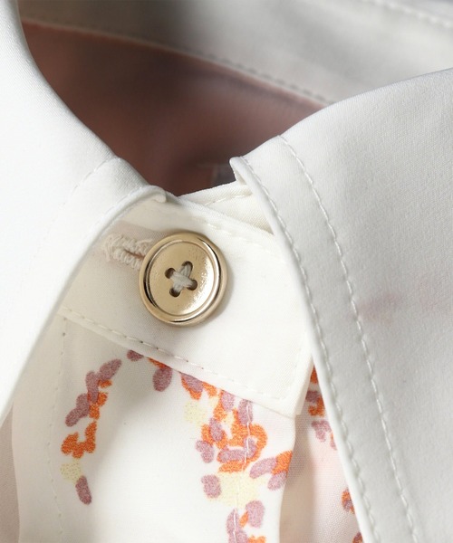 Paul Smith(ポールスミス)の「ウィメンズ "Love" 半袖シャツ / 265006 SH194(シャツ/ブラウス・レディース・バーガンディー/キナリ・40)」の4枚目の写真