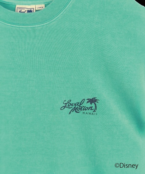 LOCALMOTION HAWAII(ローカルモーション ハワイ)の「サーフミッキー ピグメントTシャツ(Tシャツ/カットソー・メンズ・ピンク/ミント・SMALL/MEDIUM/LARGE)」の6枚目の写真