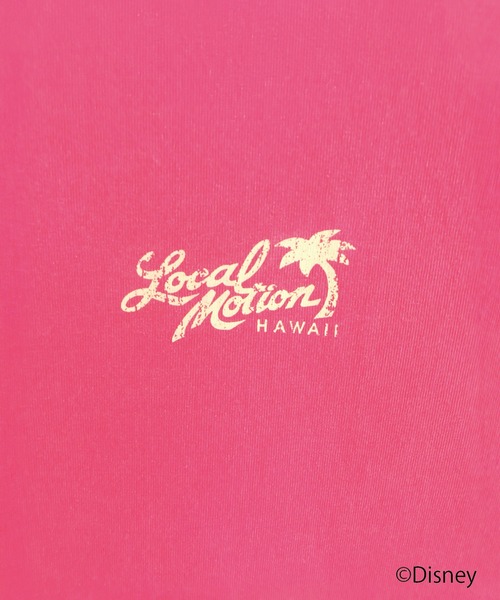 LOCALMOTION HAWAII(ローカルモーション ハワイ)の「サーフミッキー ピグメントTシャツ(Tシャツ/カットソー・メンズ・ピンク/ミント・SMALL/MEDIUM/LARGE)」の9枚目の写真