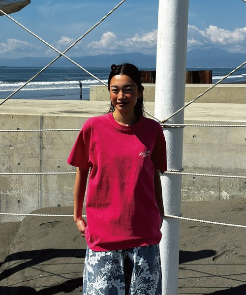LOCALMOTION HAWAII(ローカルモーション ハワイ)の「サーフミッキー ピグメントTシャツ(Tシャツ/カットソー・メンズ・ピンク/ミント・SMALL/MEDIUM/LARGE)」の11枚目の写真
