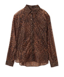 atmos pink | atmos pink Leopard Pattern Sheer Shirt / アトモスピンク レオパード パターン シアー シャツ(シャツ/ブラウス)