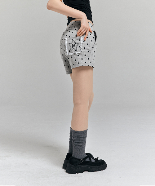 AWESOME STUDIO(オーサムスタジオ)の「ドットパターンスターパンツメランジグレー(その他パンツ・レディース・グレー・SMALL/MEDIUM)」の4枚目の写真