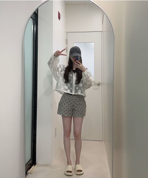 AWESOME STUDIO(オーサムスタジオ)の「ドットパターンスターパンツメランジグレー(その他パンツ・レディース・グレー・SMALL/MEDIUM)」の10枚目の写真